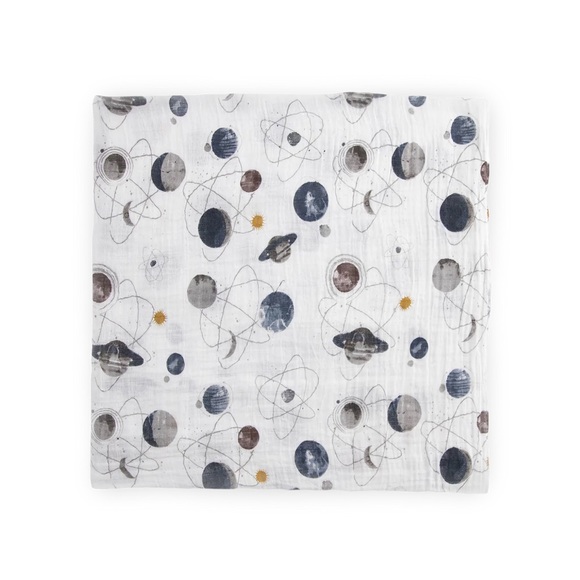 Outer Space Cotton Muslin Swaddle - Picture 3 of 3